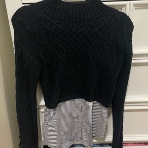 Navy Sweater from Anthropologie
